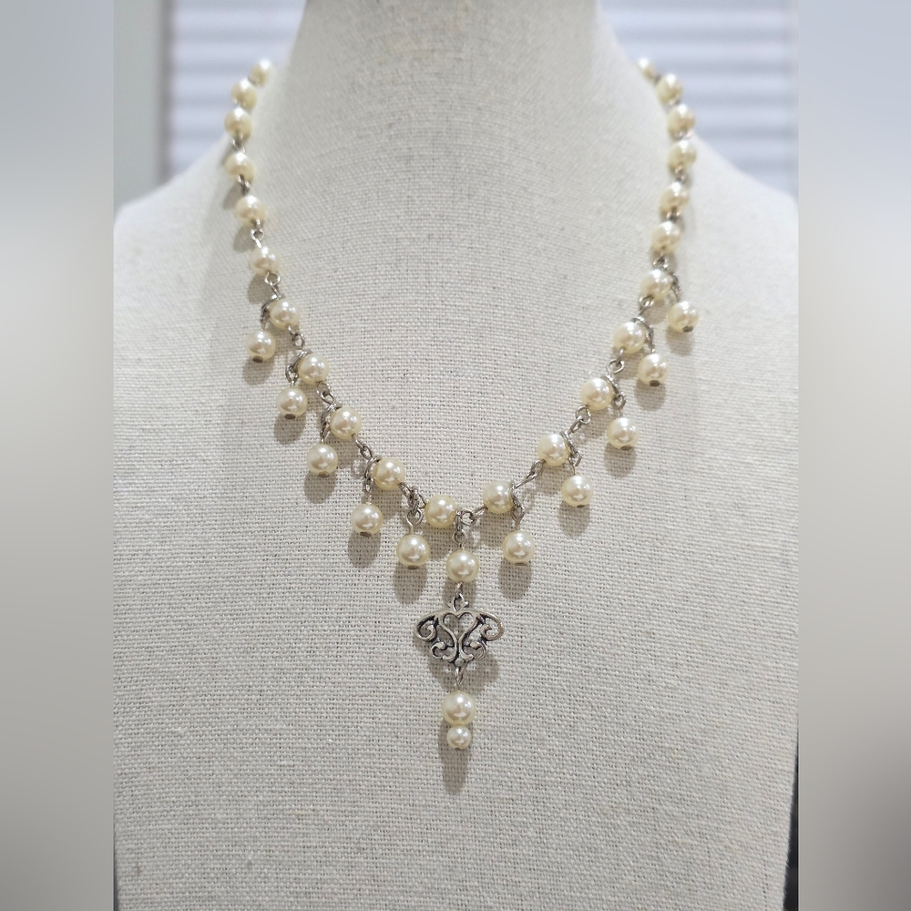 Victorian chandelier pearl necklace - Picture 1 of 3